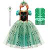 Cinderella Anna Elsa Costume Children Princess Dress for Girls Kids Cosplay Snow White Christmas Carnival Party Disguise Outfit