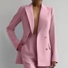 Women's 2 Piece Suit Set Business Blazer Jacket Dressy Pencil Pants Set Professional Work Office Outfits
