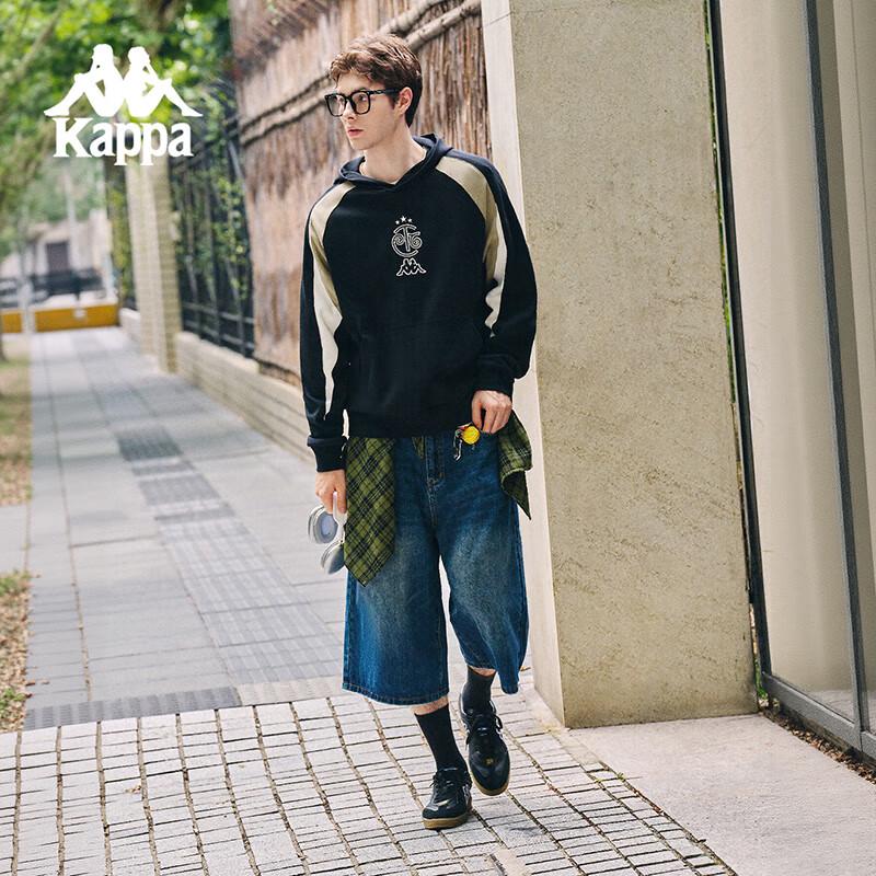 Kappa Unisex Color-Blocked Hooded Sweatshirt