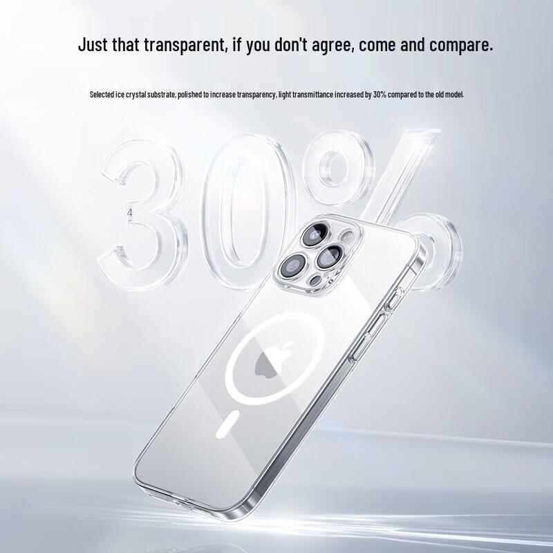 Baseus Ultra-Thin Non-Yellowing Clear MagSafe Case for iPhone 16 Pro Max