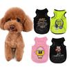 Жилет для тварин із мультяшним візерунком Зносостійкий поліестер для домашніх тварин Ультратонкий жилет із сонцезахисним кремом без рукавів Товари для тварин