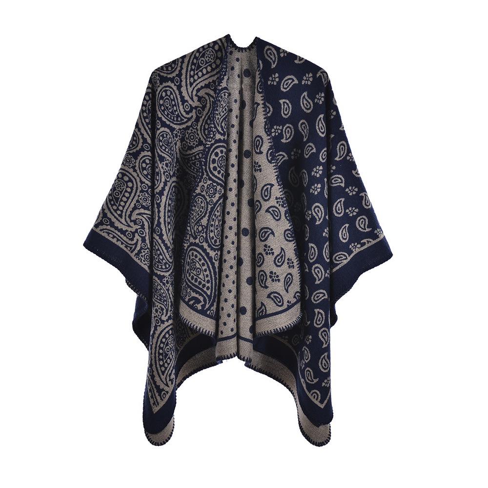 Travel Shawl: Double-Sided Warm Cape & Sun Protection Scarf