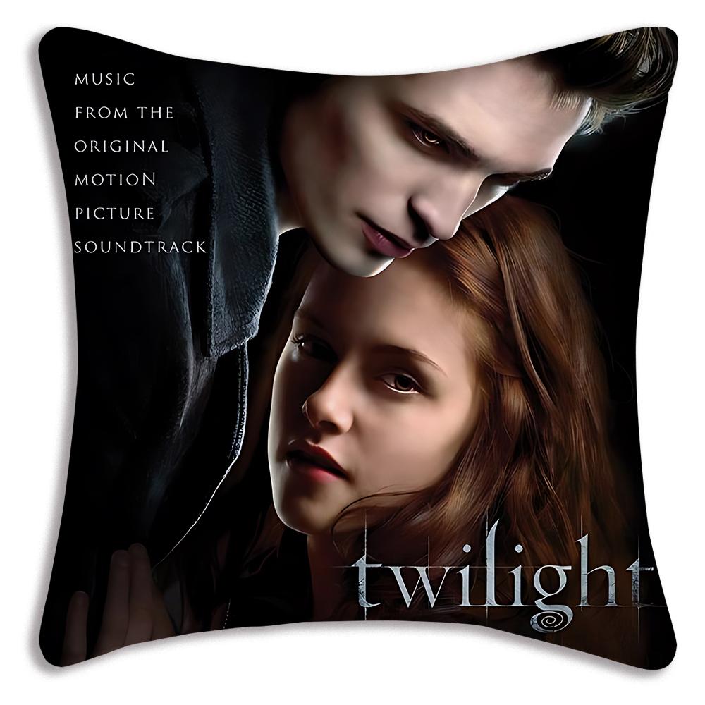 

Popular Movie Twilight Double-sided Printed Pillowcase For Bedroom Living Room Sofa Decoration Home Cushion Pillowcase 18x18Inch