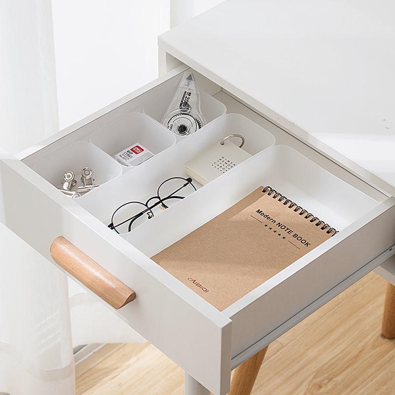 Multi-Use Partitioned Storage Box for Stationery, Utensils, and Kitchen Tools