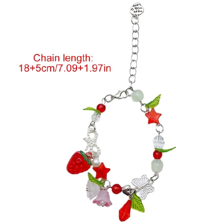 Sweet Flower Bracelet for Women Fashion Bowknot Pearl Beaded Bracelets Jewelry