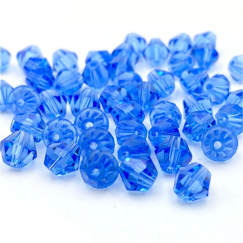 Faceted Austria 3 4 6mm Bicone Crystal Beads Spacer Glass Beads for Bracelet Necklace DIY Jewelry Making