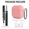 Custodia Kit Per Apple Airpods 4 Custodia accessori auricolari Copertura Protettiva in Silicone Morbido silicone per custodia Apple air pods 4