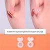10 Pieces Comfortable Sturdy Acrylic Earring Backs Jewelry Accessory for Sensitive Ears Ensures Secure Fit All Day