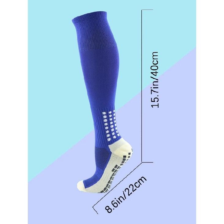 New Long Football Socks Silicone Suction Cup Grip Anti Slip Soccer Socks Sports Men Women Baseball Rugby Socks
