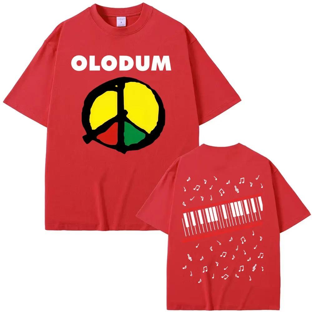 

Майкл Джексон Olodum Мир і Музика Двостороння Повсякденна Оверсайз Футболка Колір Реггі Унісекс Вуличний одяг Футболка XXL