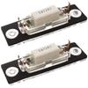 VW Caddy Golf V Plus Jetta Passat B5 T5 Touran Superb LED License Plate Lights 2 Pcs Set