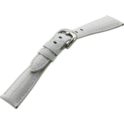 CASSIS Gaga Milano Leather Replacement Watch TYPE GGM White Strap, (D1003329), 20mm,