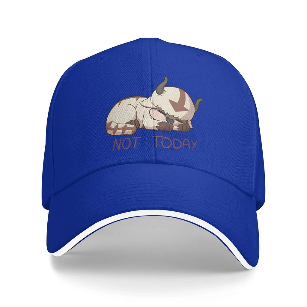 aAppa Not Today Baseball Caps Retro The Last Airbender Sandwich Caps for Men Women Breathable Sun Hat Sport