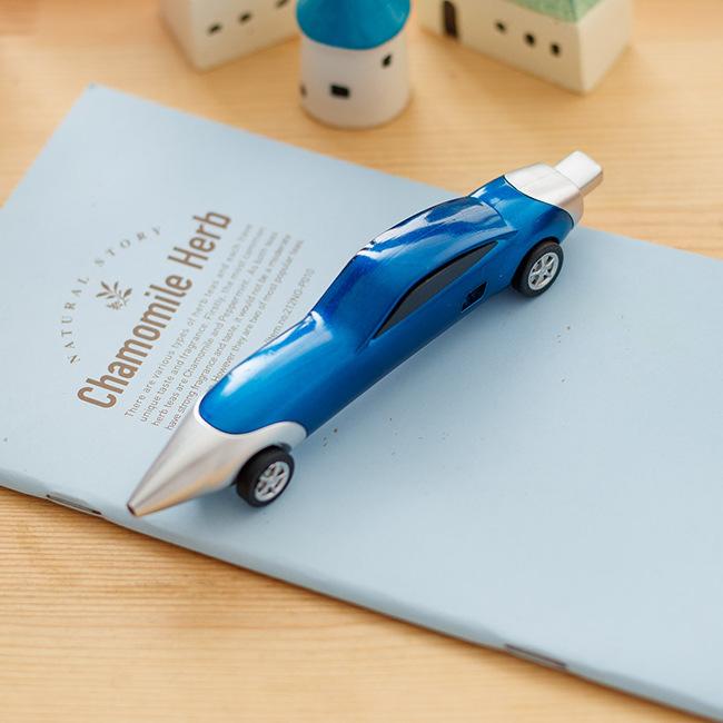 Novelty Racing Car Design Ball Pens Portable Creative Ballpoint Pen Quality for Child Kids Toy Office School Supplies
