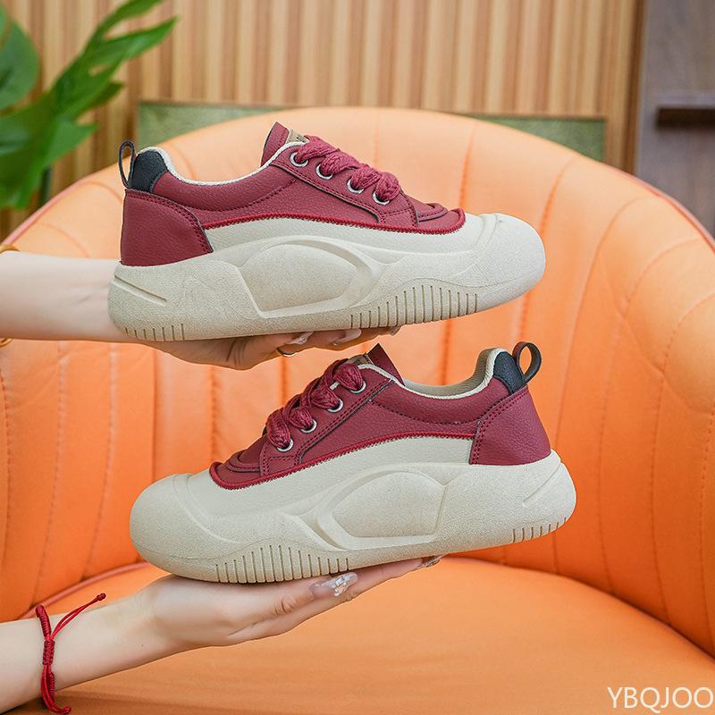 Fashion New retro fashion shoes for women in spring autumn soft soled versatile comfortable thick soled wear-resistant sports shoes