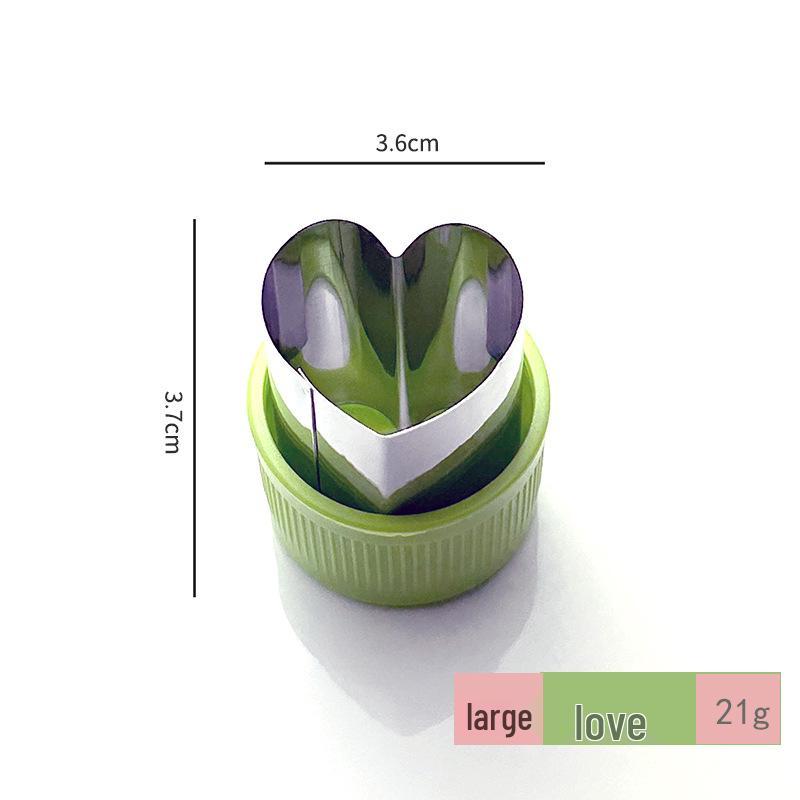 Stainless Steel Farfalle, Vegetable, Fruit, and Sausage Cutter & Cookie Wonton Stamp for Baby Food