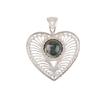Moss Agate Gemstone 925 Sterling Silver Jewelry Pendant 1.4" For Birthday Gift CP-15-33