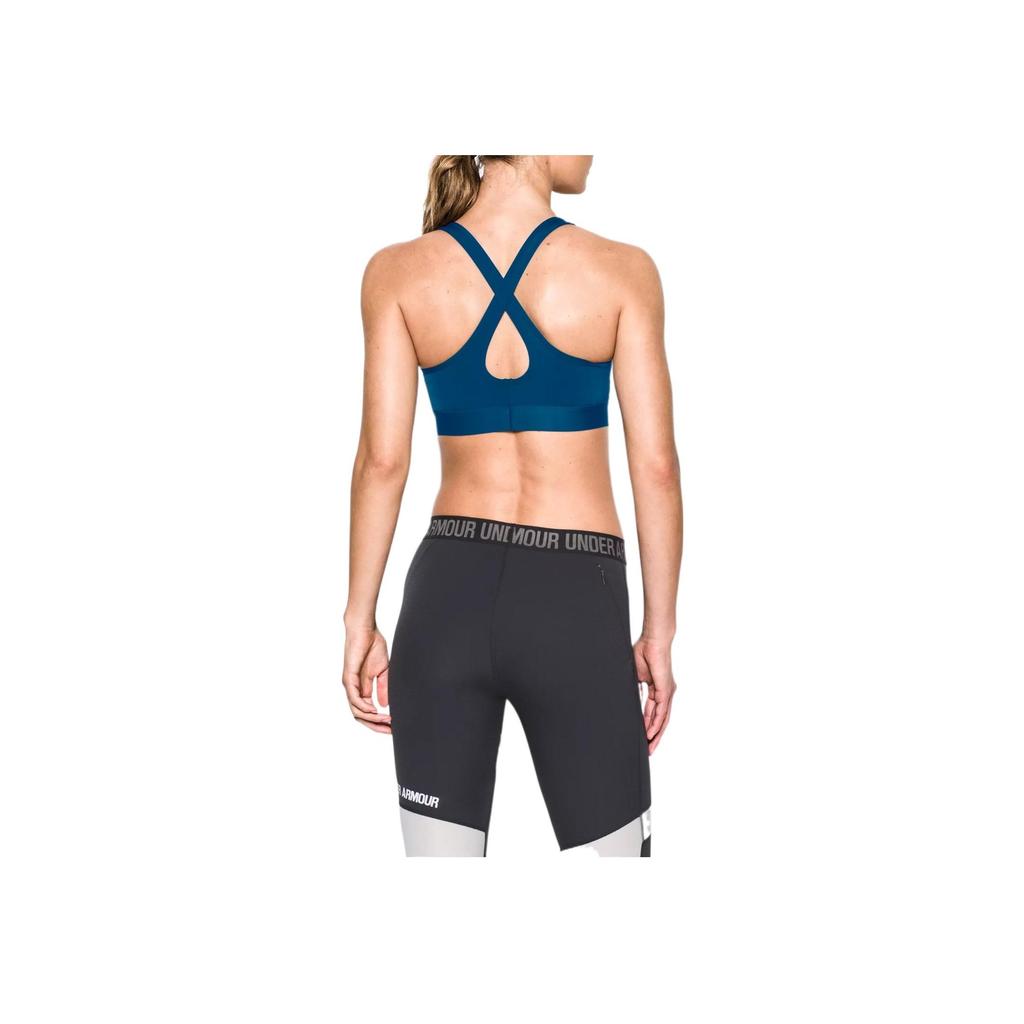 Under Armour Solid Sports Bra Women activewear Dark-Blue 1276503-480