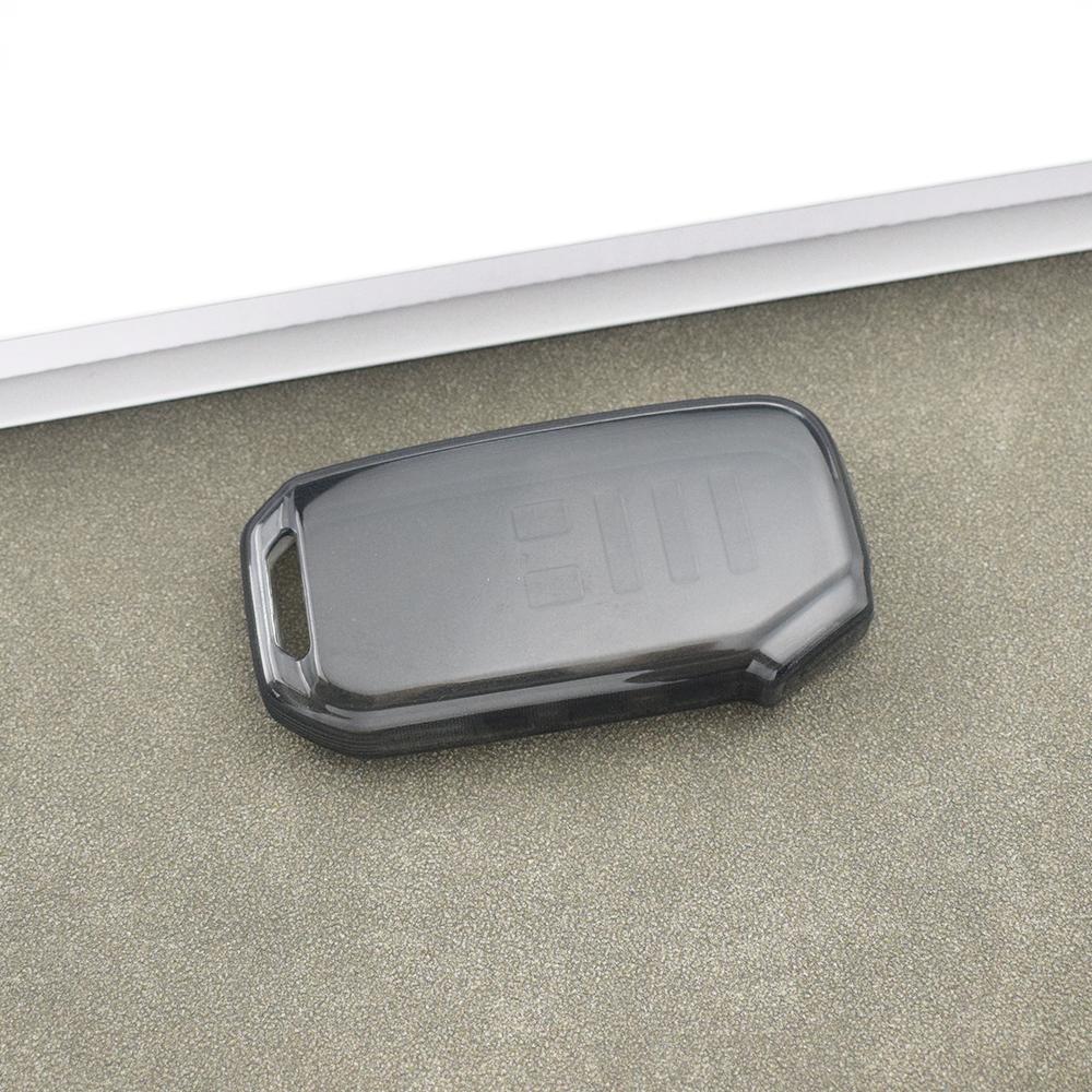 

Для Kia Carnival Sedona 2021 Sorento MQ4 Прозрачный ТПУ Автомобильная Ракушка Брелок Для KIA K7 K8 V6 EV6 2022 Dl3 K5 Чехол для ключа автомобиля прозрачный черный