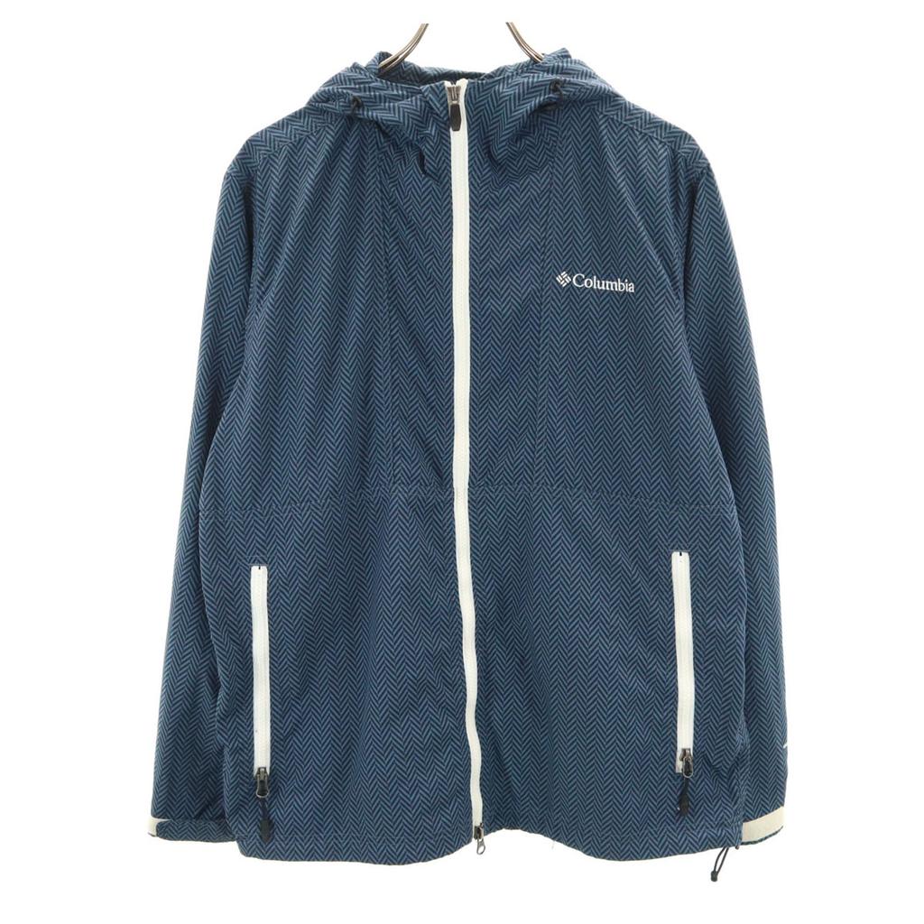 Columbia 112PM3569 Herringbone Pattern Hazen Jacket M Navy Outdoors Men's Used