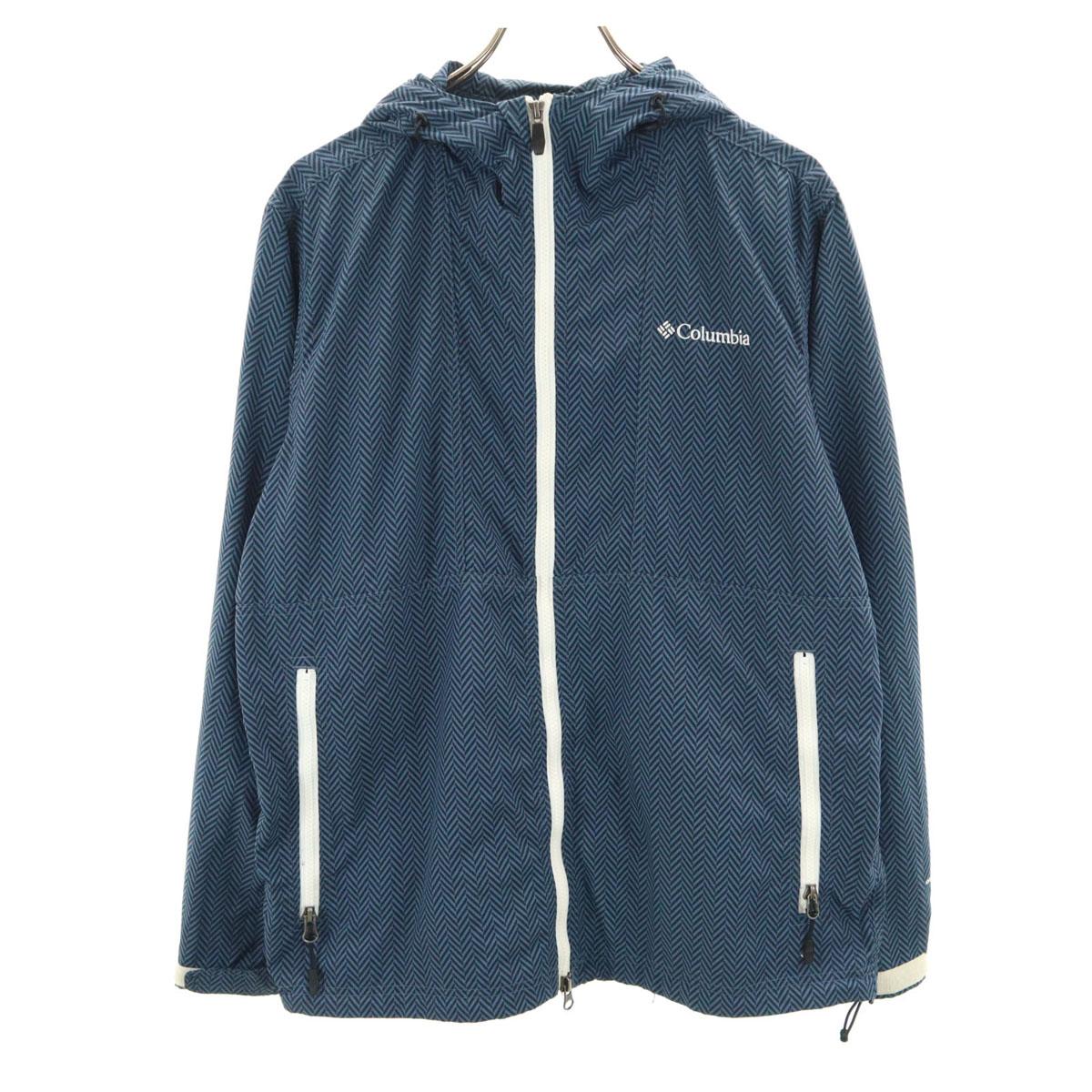 

Columbia 112PM3569 Herringbone Pattern Hazen Jacket M Navy Outdoors Men s Used