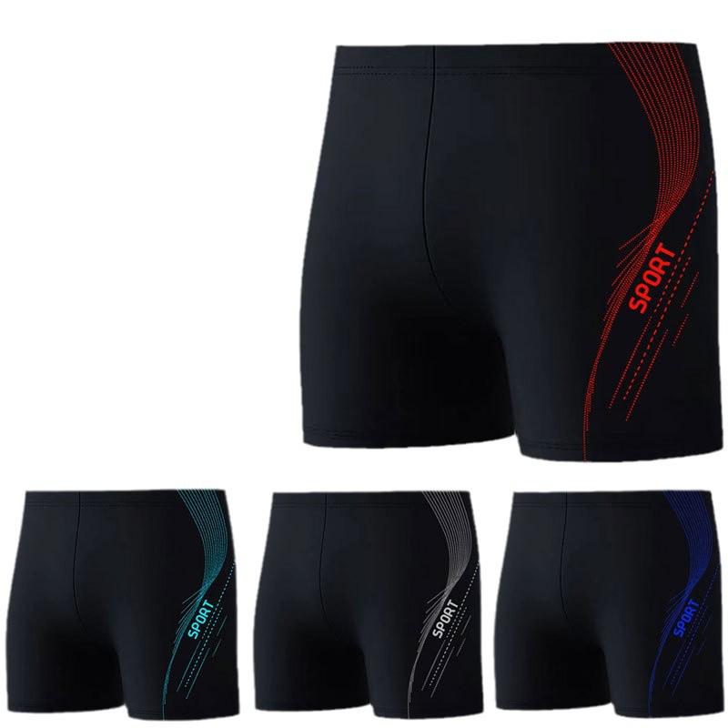Maillots de bain pour hommes: Bonnet de bain, lunettes de natation et short de bain élégants - Série de maillots de bain décontractés assortis à la mode