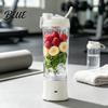 Mini Fruit Juicer Bottle for Daily Nutrition Portable Blender Cup USB Fast Charging Personal Size Juicer 600ml Capacity Compact Kitchen Stainless