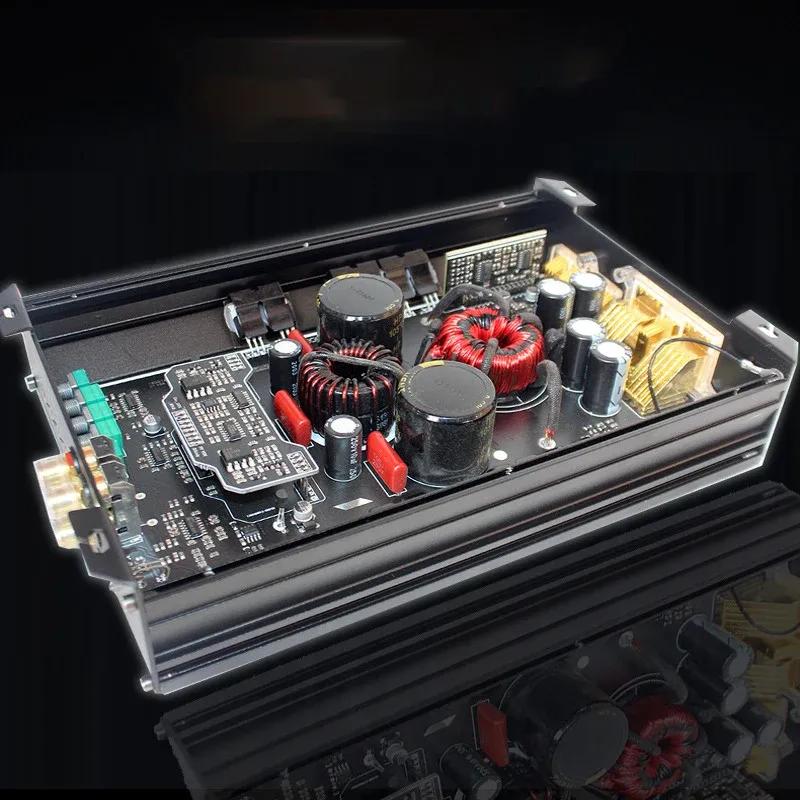 Vehicle Audio Modification, 12V Class D Mono Channel MP1500W, Car Power Amplifier, Pushing Dual Voice Coil Subwoofer