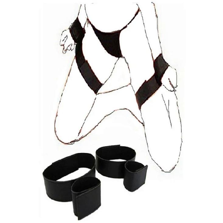 Adjustable Handcuffs & Ankle Cuffs Adult Sex Toys For Woman Couples Restraints Collar Slave Erotic Bdsm Bondage Set Fetish Games