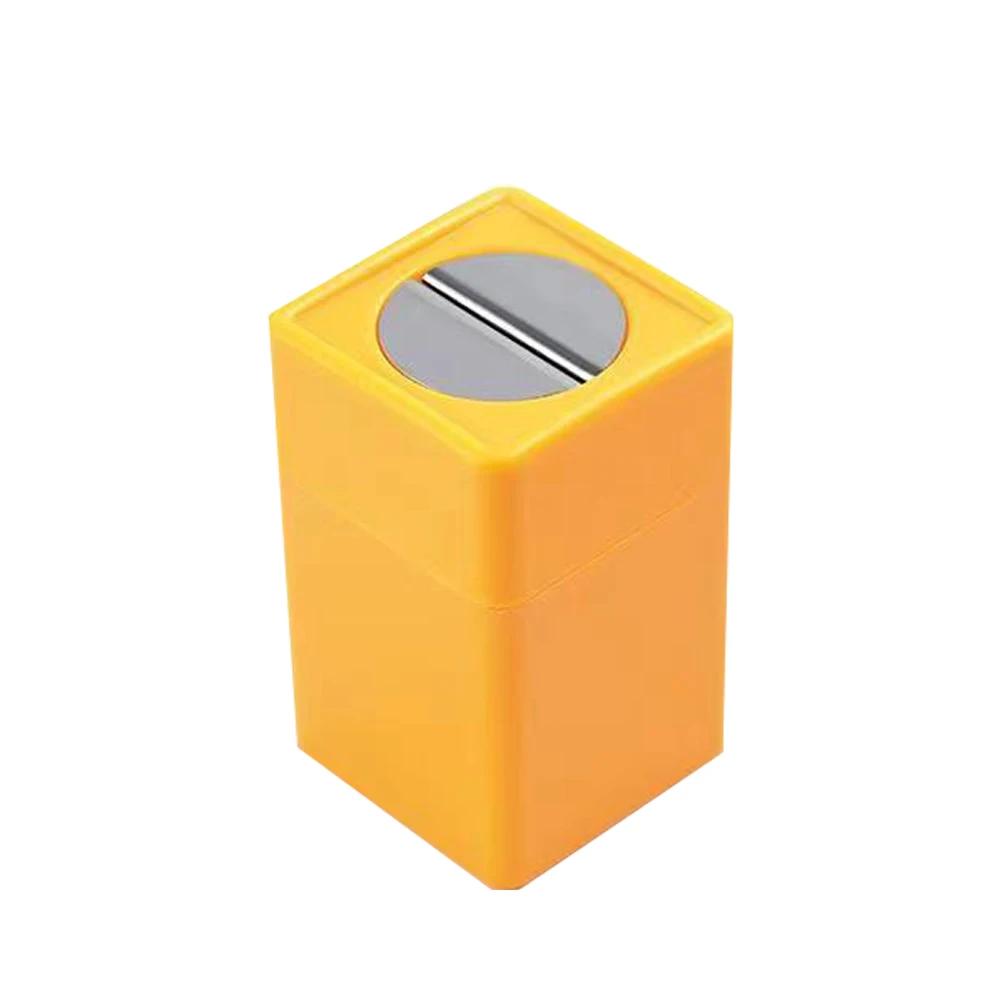 

High Quality Blade Disposal Container Snap Off Knife Waste Damaged Blade Storage Box Tinting Film Sticker Cutting Tool Can помаранчевий