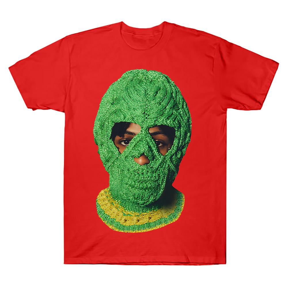 YoungBoy Never Broke Again Mask Boxy Tee Men Fashion T-shirt Hip Hop Tops Tee Women Tshirt Summer Cotton Tee