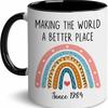 Rainbow Birthday Gift Ceramic Coffee Mark Mug