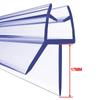 Door Sealing Strip Seal Strip Shower Screen Seal Strip Bathroom Accessory Door Bath Shower Transparent Water Deflector 100cm PVC