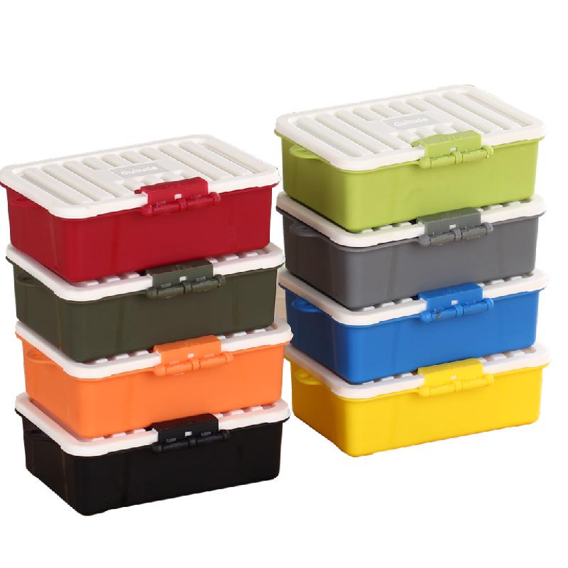 Flip-Top Candy-Colored Storage Box for Loose Change, Jewelry, Cards, and Rubber Bands