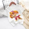 Cute Boys Girls Casuals Tops Summer Birthday Clothing Gift Hots Paw Patrol Kids Tshirts Kawaii Cartoon Character Printed Shirts