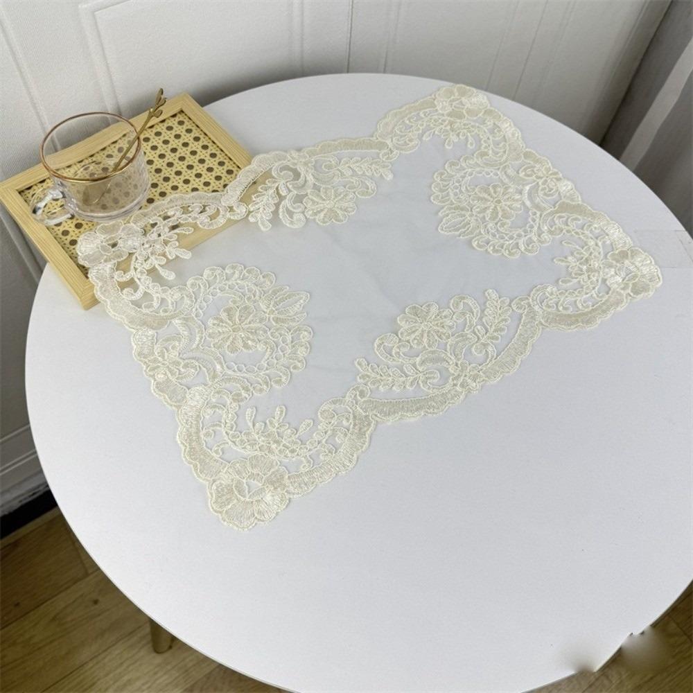 Rectangular Cover Cloth Embroidered Coaster European Placemat Home Decoration