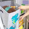 Cub pliabil Cutie de depozitare pentru jucării, cutie organizatoare pentru jucării pentru copii, coș de depozitare din pânză din pâslă, pentru coșuri de jucării pentru creșă de animale din desene animate