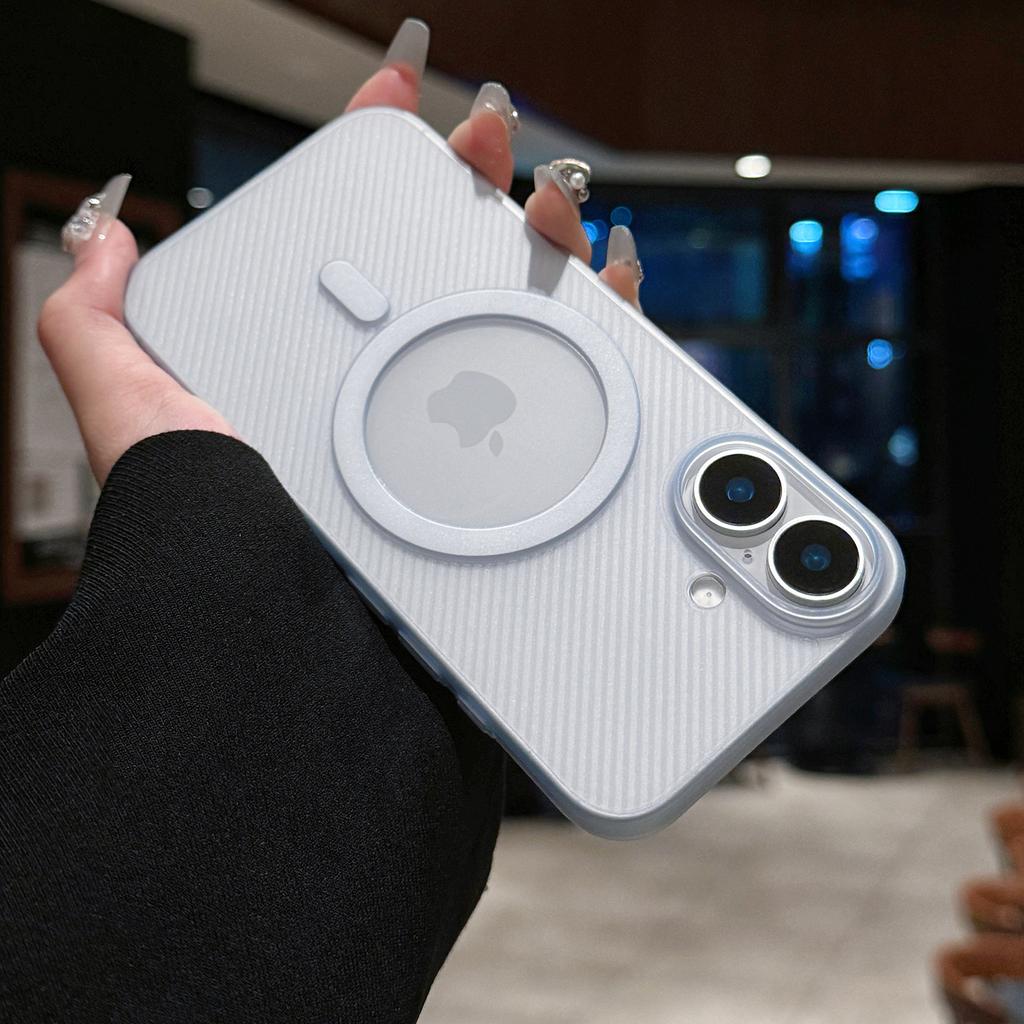 For iPhone 16 Case Compatible with MagSafe Matte PP Ultra-Thin Phone Cover
