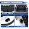 8PCS Car Door Shock Absorber- Silicone Anti-Collision Soundproof Crash Pad Car Door Slam Stopper- Self Adhesive Buffer Pad Auto Bumper Side Doors