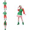 Christmas Elf Adult Cosplay Costume Couple Outfits