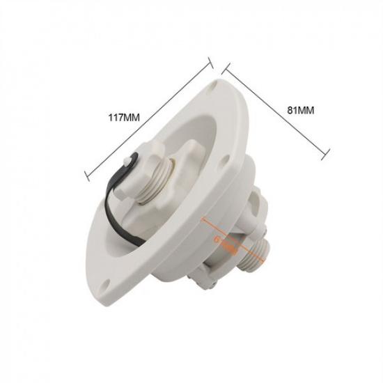 Wall Mount Filler Pressure Regulator Water Inlet For RV Camper Travel Trailers