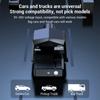 2025 New Car Charger 2 in 1 Portable Charger 2000mAh for Apple and Android Phones 65 Watt Fast Charging with Flashlight Function