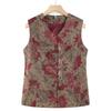 Elegante Chinese Nationale Stijl Vest voor Vrouwen van Middelbare Leeftijd - Lente & Herfst Sjaal Taillecoat