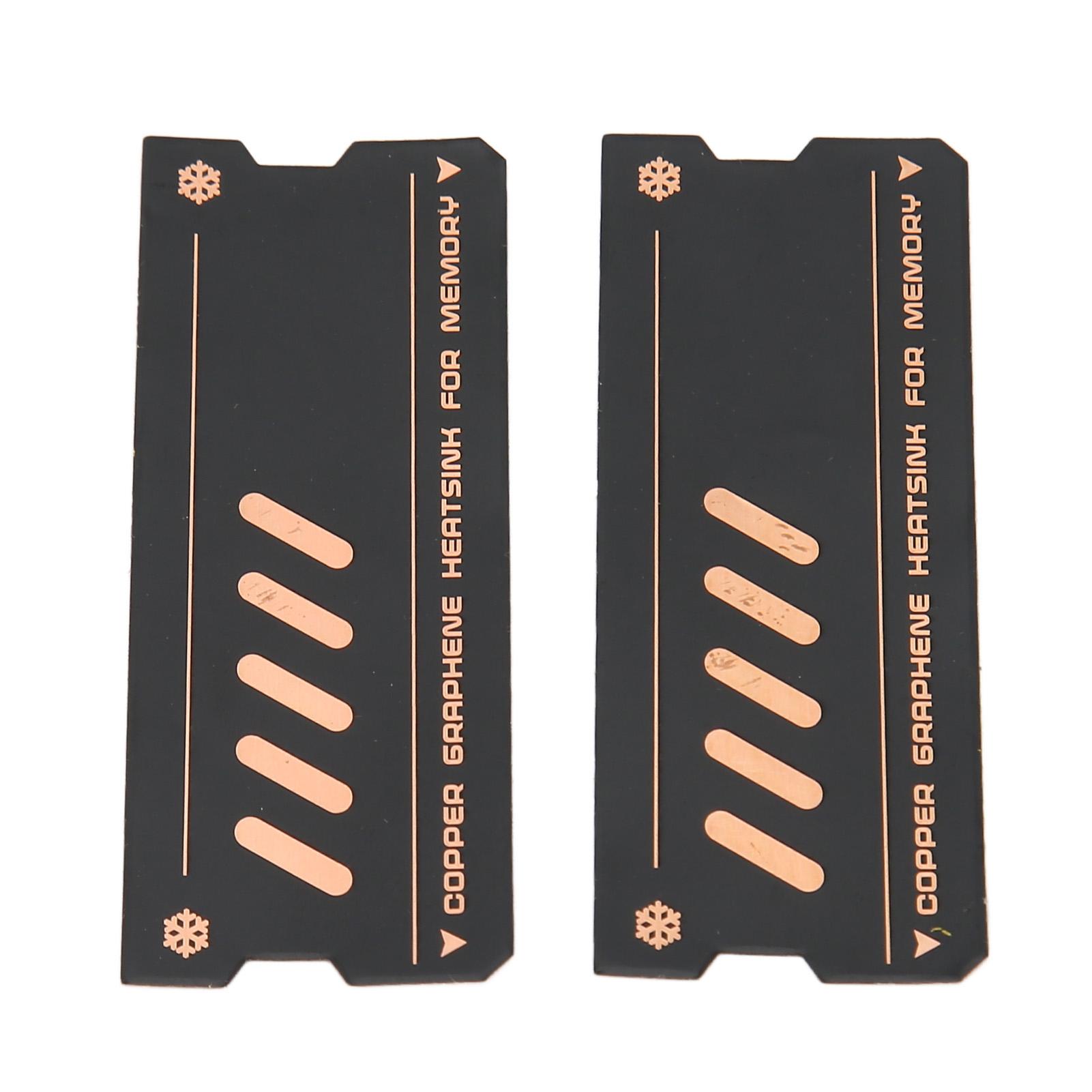 

Охлаждающий радиатор памяти Графеновый быстрый теплопроводящий стабильный прочный медный радиатор для DDR4 DDR5