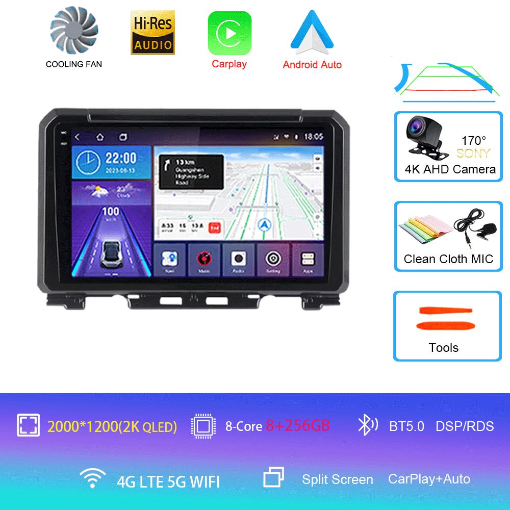 Android 14 For Suzuki Jimny 2018 2019 2020 Car Radio Multimedia Video Player Navigation GPS 5G WIFI DSP Carplay Auto 360 Camera