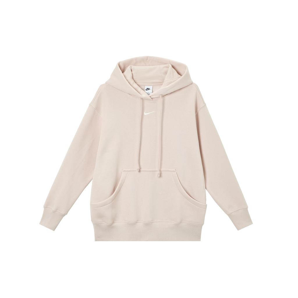 Nike Sweatshirts Women's Pink Hooded Moderate Regular DQ5861-667