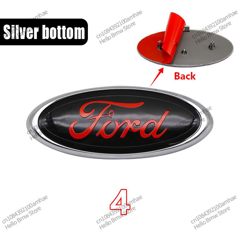 Autoaufkleber Ford 14,7 cm Frontgrill Logo Aufkleber Mit Verklemmtem Fuß Logo Aufkleber Für Fute Focus mk2 mk3 Fiesta mk7 Ranger Mondeo