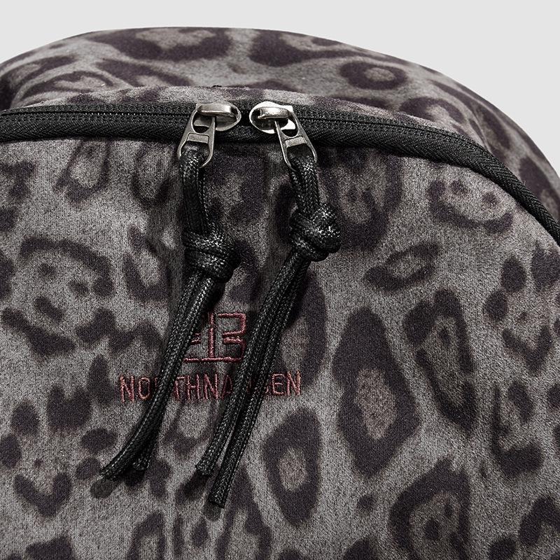 2025 Leopard Print College-Style Backpack: Casual, Large Capacity for Students and Commuters