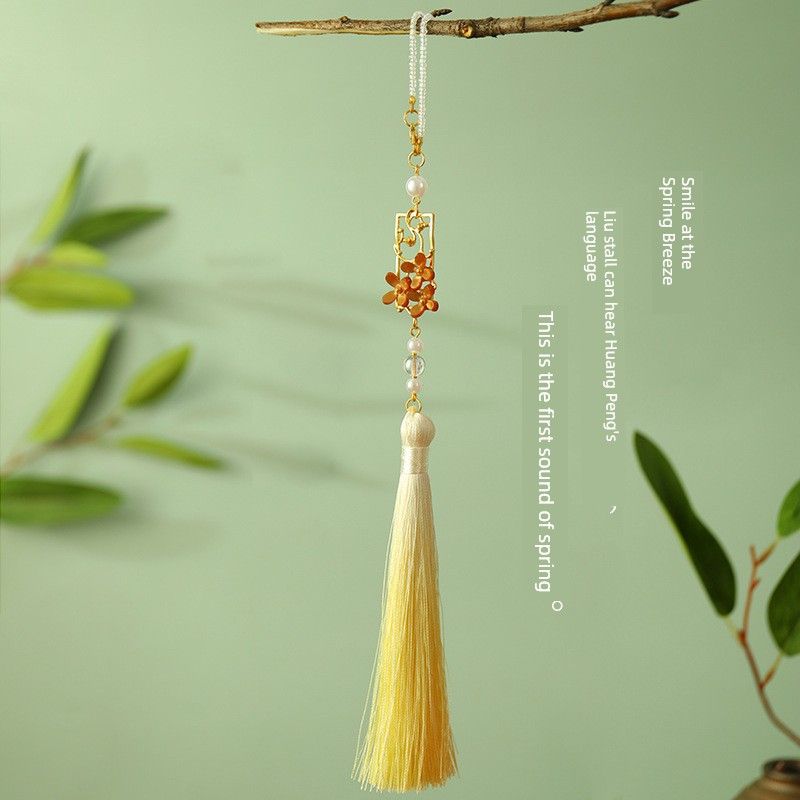 

Элегантная подвеска-брошь одежда ханьцев ципао чайная одежда кисточка китайский макияж украшение застежка украшения новый китайский стиль