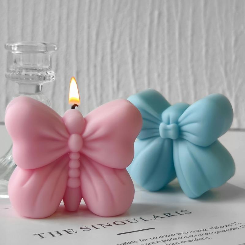 Large Butterfly Candle Silicone Mold, 3D insect Craft Gypsum Resin Cement Mold, DIY Handmade Animal Soap Making Supplies